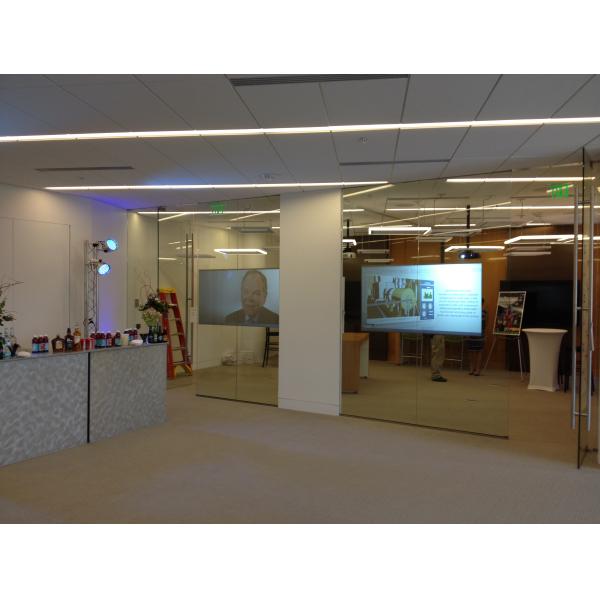 Фильм экрана задней проекции голографической фольги проекции прозрачный