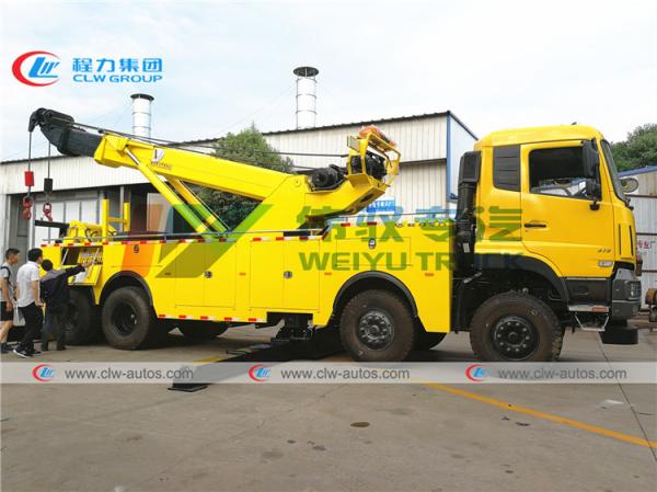 Dongfeng 8X4 Wrecker Tow Truck do rotador de 360 graus
