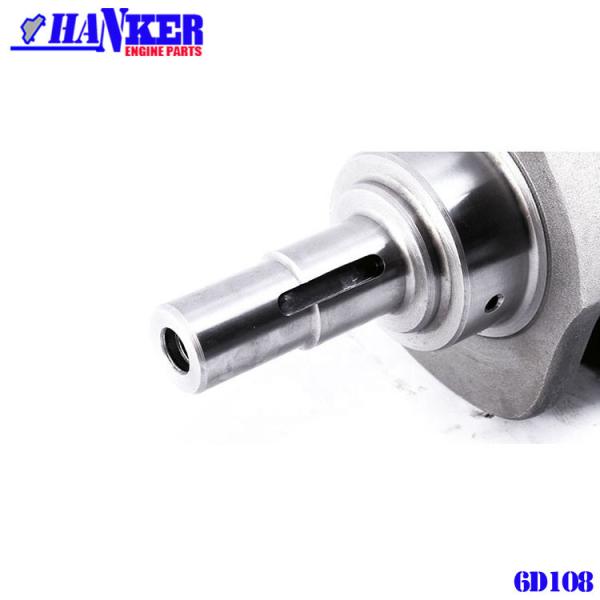 Cigüeñal dúctil 6D108 6222-31-1101 del motor diesel del arrabio QT800-3
