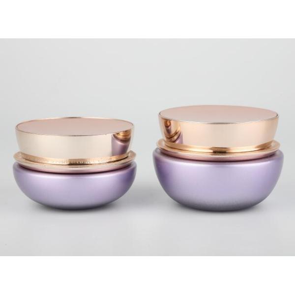 Cosmetic Packaging with Metallic Cap 130ml Skincare Packaging Glass Cosmeitc Bottles