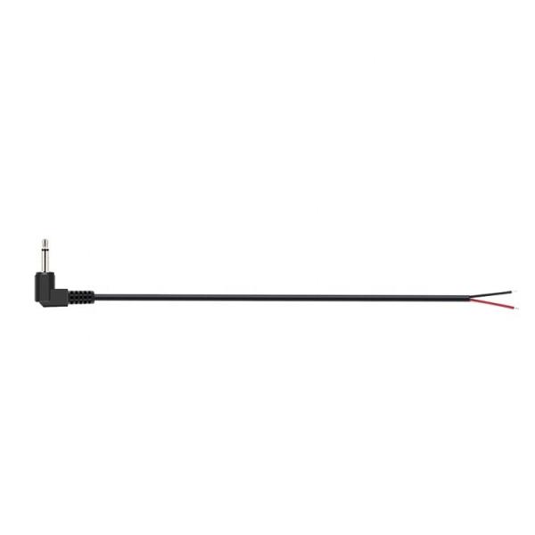 90 degrés angle droit 3 pôles TRS 3,5 mm Stereo Audio Jack à la queue de porc dépouillée en conserve câble de fin de fil nu