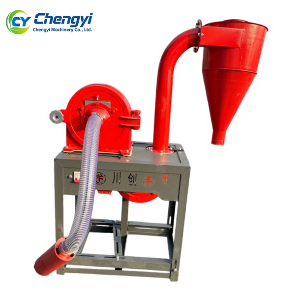 200-700kg/h Capacity Self Priming Crusher Grinder Automatic Feeding Corrosion Resistant Grain Milling Machine
