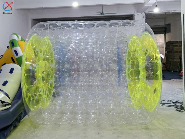 Tube rouleur en PVC commercial, jeu de balle gonflable en plein air, boule de zorbing gonflable