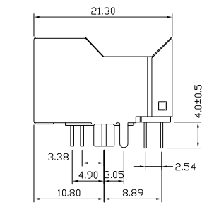 ângulo direito de 1x RJ45 LPJ0011BENL, transformador do Magnetics de 10/100M integrado