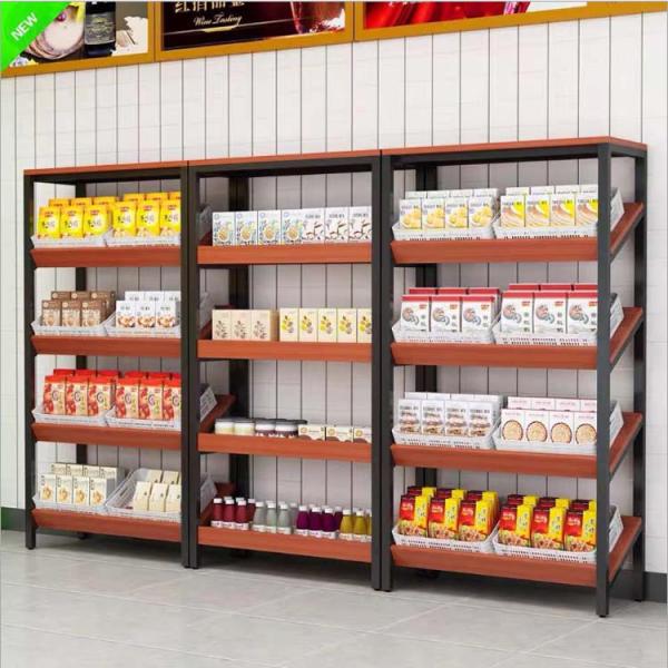Regular Size Supermarket Display Stand Miniso Stand Shelves Can Storage Customer Color