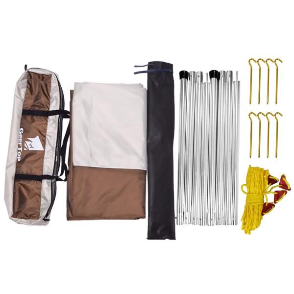 5-8 Persons Outdoor Waterproof Rain Fly Sun Shelter Tent Tarp For Camping