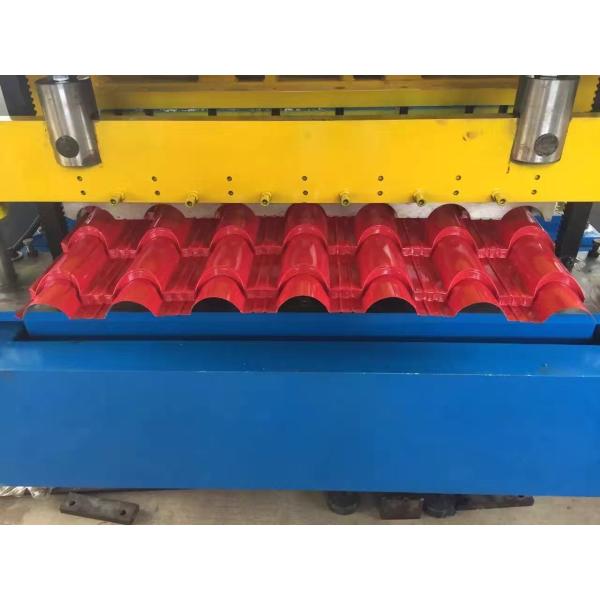 Застекленный кафельный крен толя металла формируя управление 0.7mm PLC машины автоматическое 12m/минута