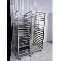 Soudage en acier inoxydable Commercial Bakery Rack Trolley avec roues de frein pour la cuisson