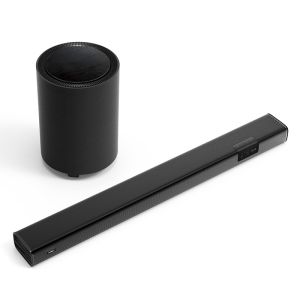 Home Round Wireless Soundbar Speaker Bluetooth FM Radio Sound Bar With Subwoofer