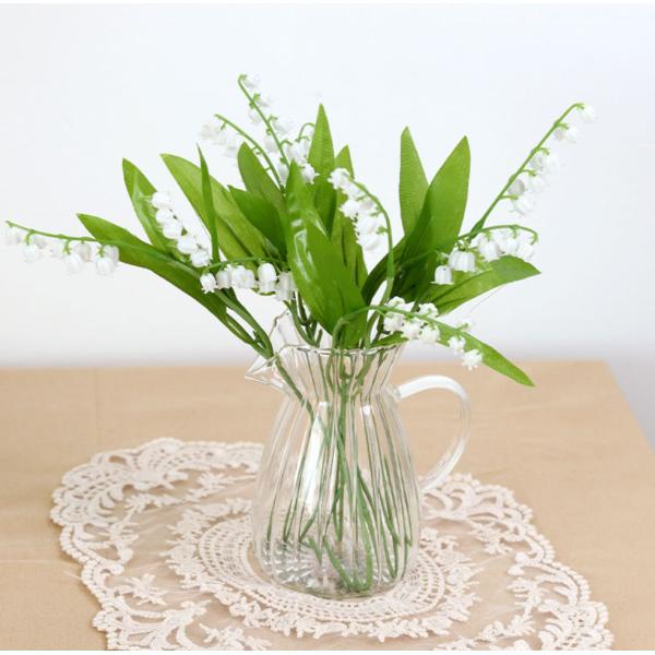 Simulated small lily of the blue ins style fresh and light decorative items, wedding bride's hand bouquet, plastic artificial flower factory wholesale
