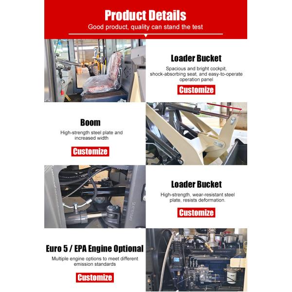 New Condition Bucket Loader Mini Wheel Loader 4x4 with Log Grapple Articulating Compact Mini Front End Loader