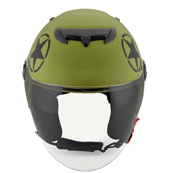 Electric Scooter Bike Open Face Helmet with Quick Release System and ECE Standard