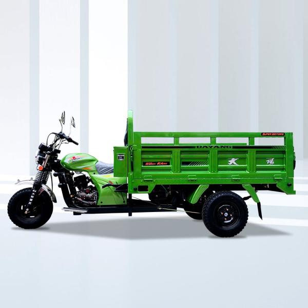 1000Kg Motorised Tricycle Three Wheel Cargo Motorcycle with 12V Electric and Kick Start