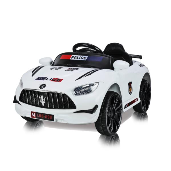 2022 Popular Battery Powered Ride On Toy With Remote Control LED Electric Car for Kids
