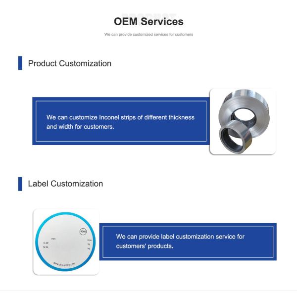 Inconel 718 Alloy Strips for High-Performance Hydrogen Production