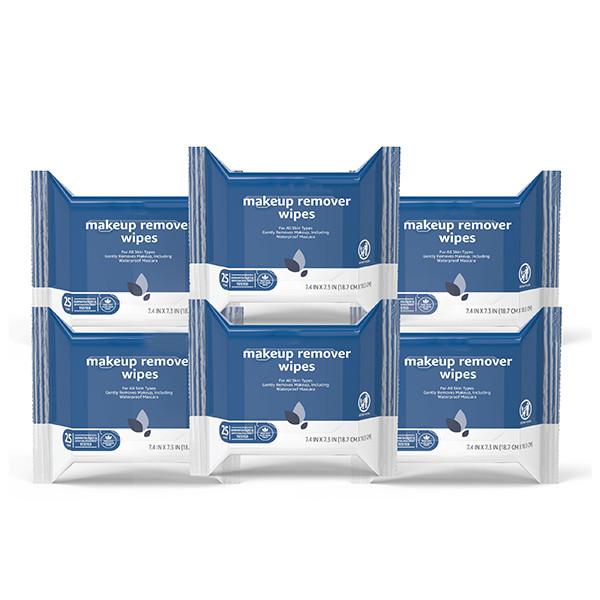 Fragrance Free Non Comedogenic Makeup Remover Wipes Skin Care Customized