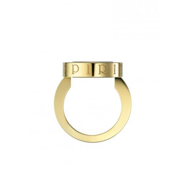 18K Gold Chopard Happy Spirit Ring , Heart Shape Natural 0.1 Carat Diamond Ring