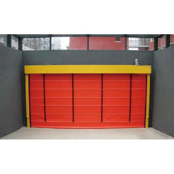 Fire Proofing IP55 Protection Customizable Size Aluminum Alloy High Speed Roller Shutter Door