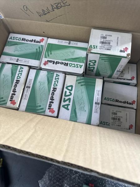 ASCO 3/8 2/2 Way Positioner Solenoid Valve Brass and Stainless Steel Body