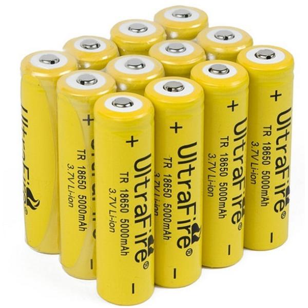 New UltraFire TR 18650 5000mAh 3.7V rechargeable Li-ion battery