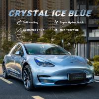 Autoguérisseur Film de protection de peinture de couleur durable Crystal Ice Blue Multilayer TPU pour les bandes d'emballage de voiture résistantes aux rayons UV