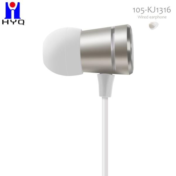 3.5Mm Plug Stereo In Ear Earbuds With Mic Bass Microphone And Volume Control
