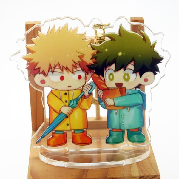 Creative Holographic Anime Acrylic Stands Charms Single Side Printed