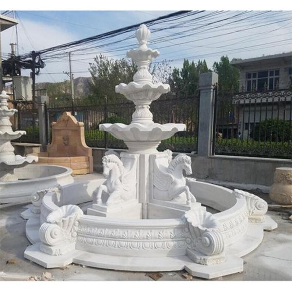Custom Stone Outdoor Garden Product Decorative Antique French Countryside Limestone Fountain Marble Garden Fountains For Sale