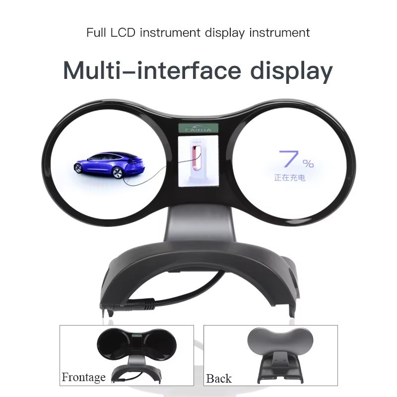 12.3 Inch Multi-functional AHD LCD Digital Dashboard Instrument Display for Tesla Model 3 & Model Y