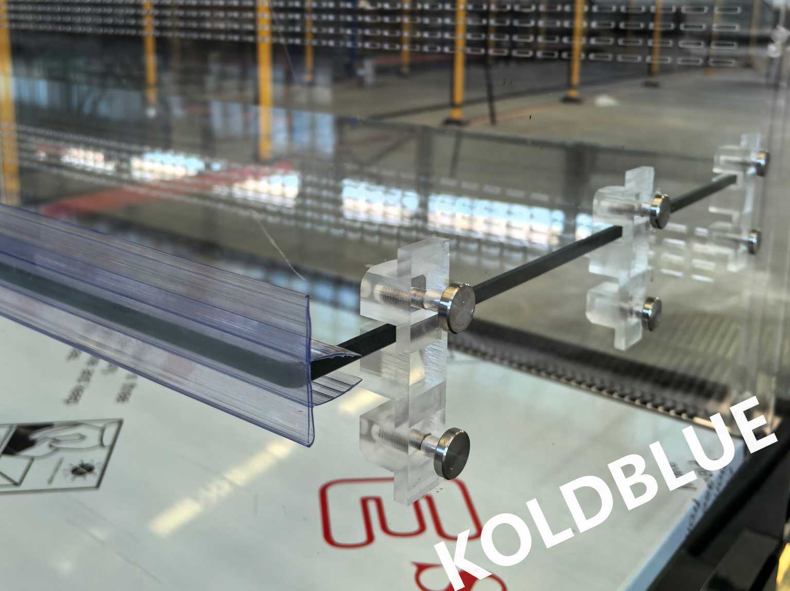 R290 Open Display Chiller With Transparent Body & Auto Water Evaporation