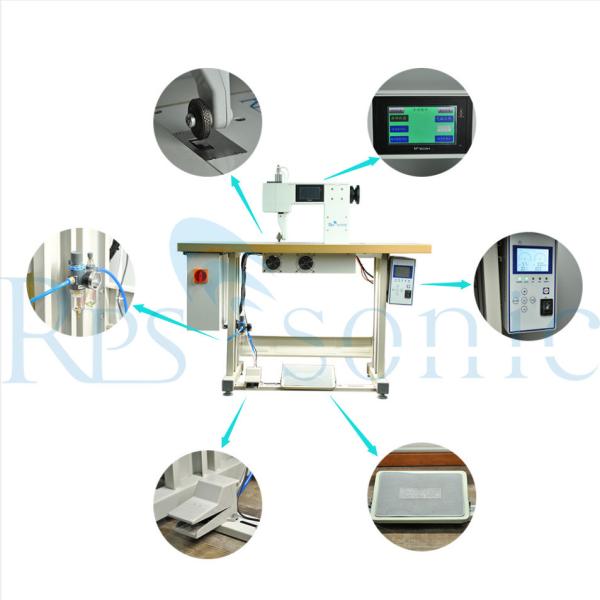 Titanium Horn Ultrasonic Sewing Machine For Non Woven Welding 800W