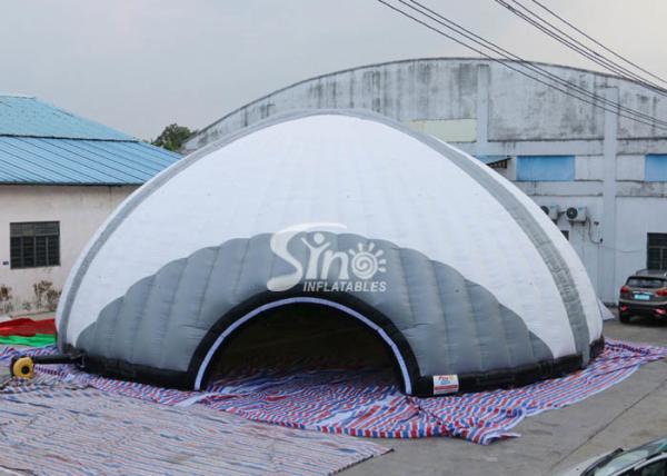 Outdoor 15m Dia. giant inflatable dome tent with removable doors from Sino Inflatables