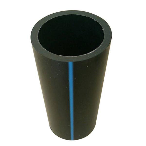 PE HDPE Water Supply Pipes Length As Costomer Requirements Blue Or Black With Blue Strip