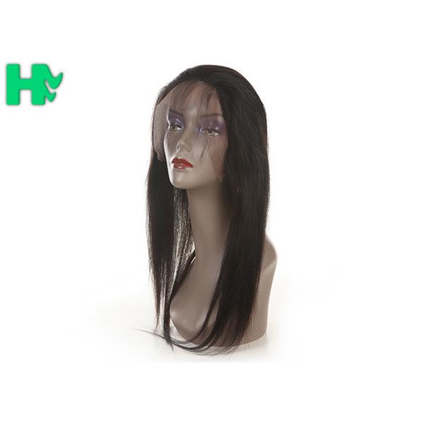 Around Head 360 Frontal Lace Closure With Baby Hair Light Brown