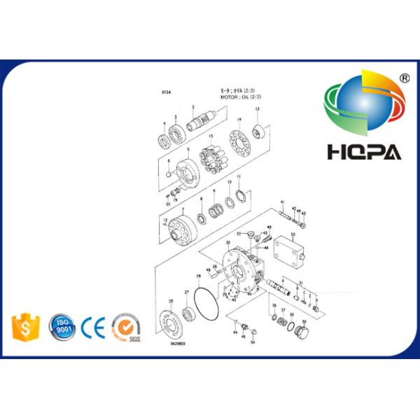 KYB 20450-53469 Model MAG-33V-500-3 MAG33 Hydraulic Spare Parts