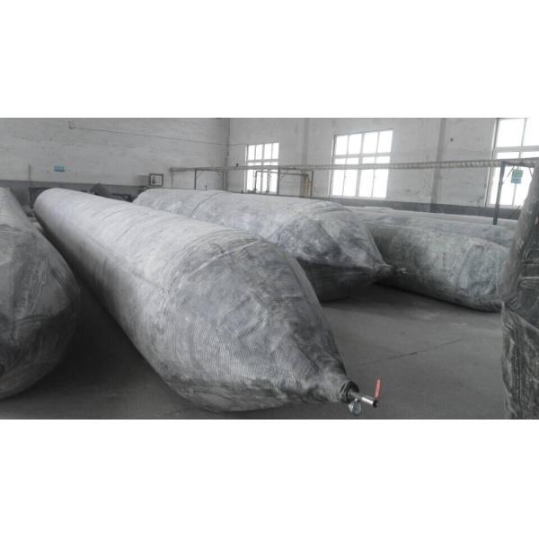Natural rubber underwater air lift bags for shipyard