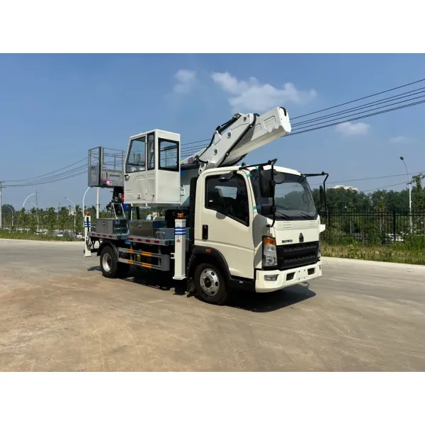 Premium HOWO Aerial Work Trucks: Telescopic Models From 18m to 45m