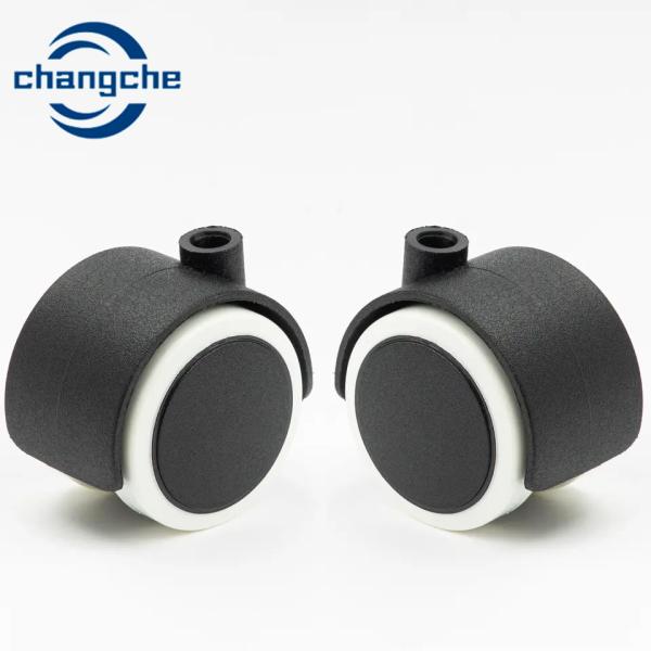 Top Plate Mounting Chair Rolling Wheels with Nylon Material