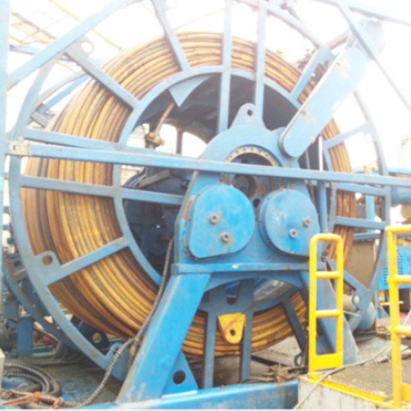 Low Profile Tubing Working Reel 355B/335D/355E Material 15000 psi Pressure Hydraulic Motor