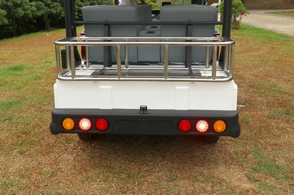 EcoGolf Shuttle Bus 8 Passenger With 72V Lithium Ion Battery For Leisure Tours