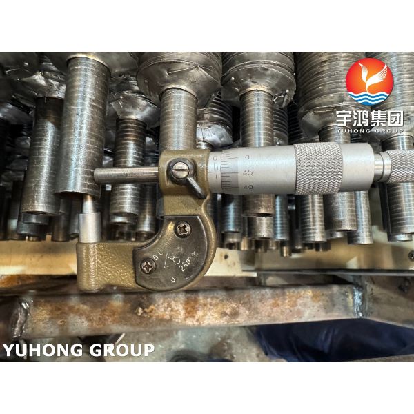 ASTM A179 Carbon Steel Wound L Finned Tubes For Industrial Condensers and Air Coolers
