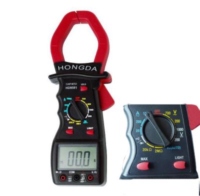 1000V DC AC Digital Clamp Meter , Professional clamp meter with low power display
