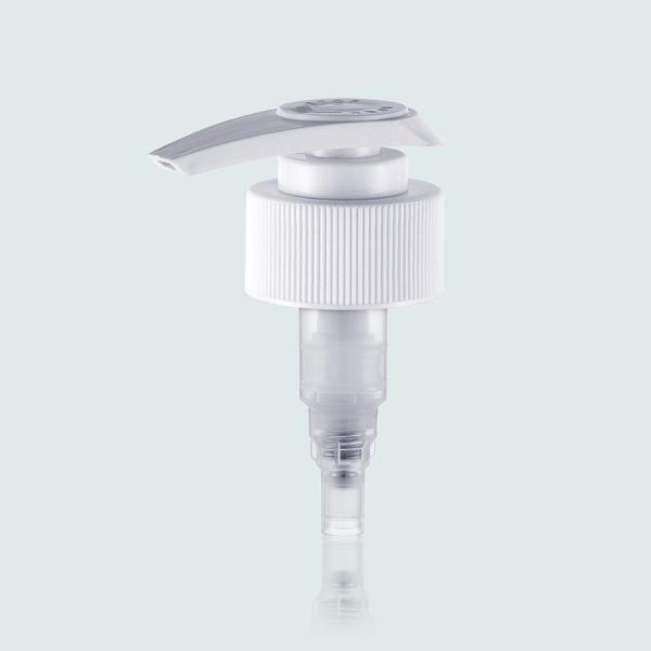JY327-12 24mm 28mm 33mm Cosmetic Plastic Lotion Pump With Ribbed And Smooth Closure