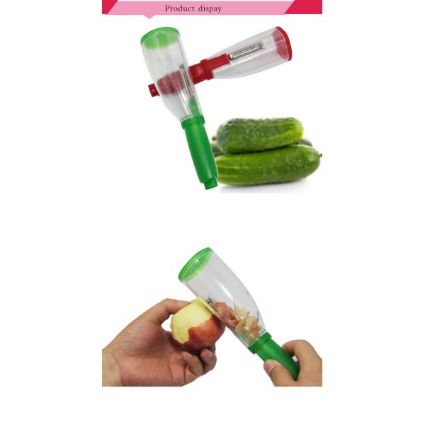 Multifunctional Storage Vegetable And Fruit Peeler With Cylinder