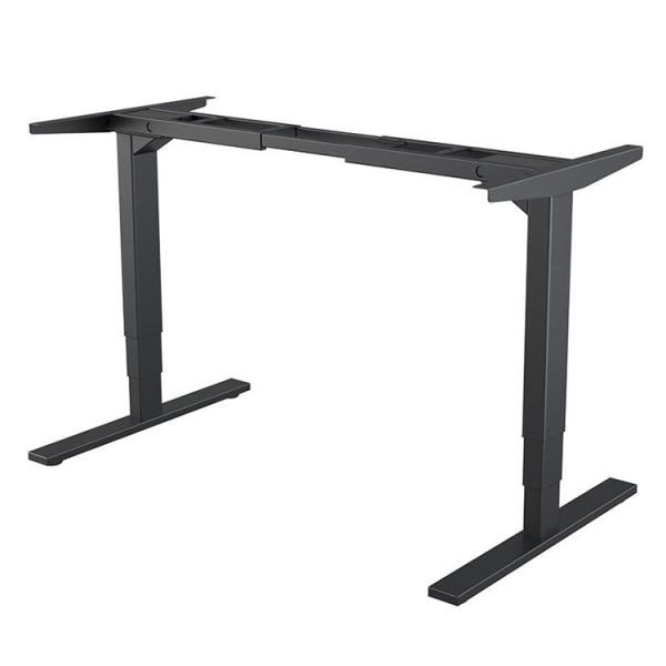 Suppliers Wooden Double Motorized Table for Laptop Gaming Work White Adjustable 710 mm