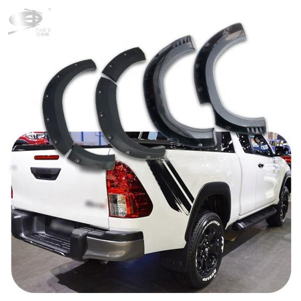 6pcs Mosun Car Fender Flares Auto Accessories For Toyota Hilux Revo