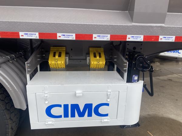 CIMC Tipper Dump Semi Trailer with Standard 28Ton Landing Gear and Durable Steel