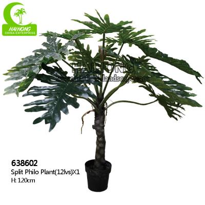 Árvores artificiais altas da paisagem da simulação 120cm, separação artificial Philo Tree Handmade