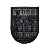 Logo Puff feito sob encomenda 3D bordou remendos para acessórios do vestuário