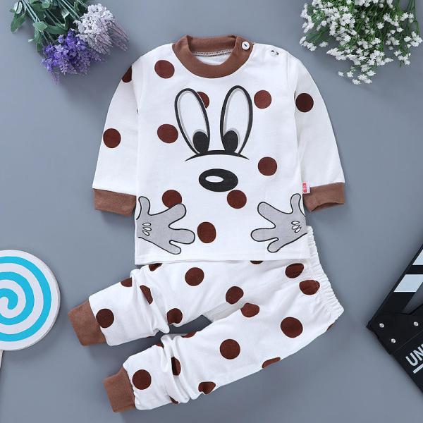 Os pijamas das crianças ajustam os pijamas das crianças novas ajustam grupos ocasionais infantis de Homewear